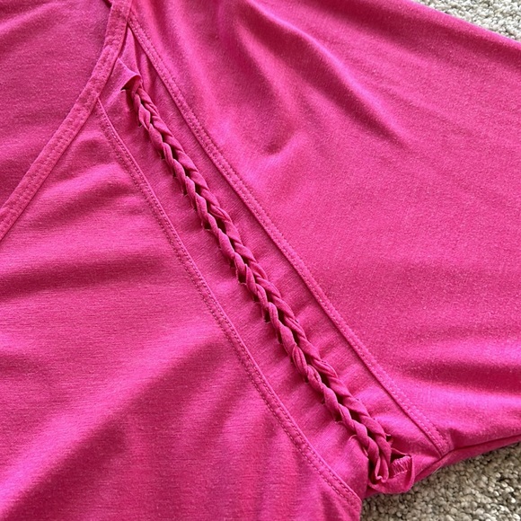 Trina Turk Pink Long Sleeve Tee - Picture 4 of 6